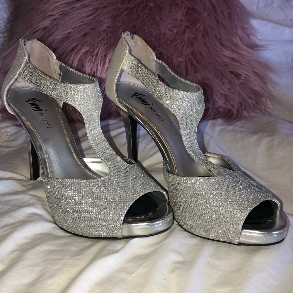 Silver heels